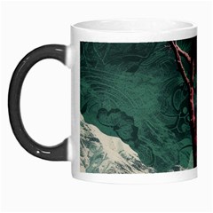 Night Sky Nature Tree Night Landscape Forest Galaxy Fantasy Dark Sky Planet Morph Mug by Posterlux