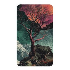 Night Sky Nature Tree Night Landscape Forest Galaxy Fantasy Dark Sky Planet Memory Card Reader (rectangular) by Posterlux