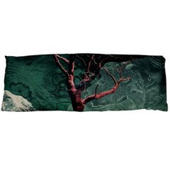 Night Sky Nature Tree Night Landscape Forest Galaxy Fantasy Dark Sky Planet Body Pillow Case Dakimakura (two Sides) by Posterlux