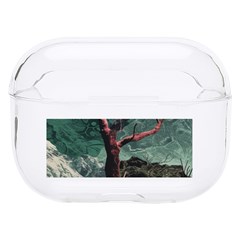 Night Sky Nature Tree Night Landscape Forest Galaxy Fantasy Dark Sky Planet Hard Pc Airpods Pro Case by Posterlux