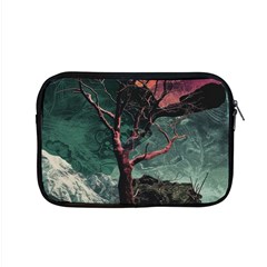 Night Sky Nature Tree Night Landscape Forest Galaxy Fantasy Dark Sky Planet Apple Macbook Pro 15  Zipper Case by Posterlux