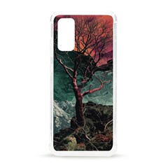 Night Sky Nature Tree Night Landscape Forest Galaxy Fantasy Dark Sky Planet Samsung Galaxy S20 6 2 Inch Tpu Uv Case by Posterlux