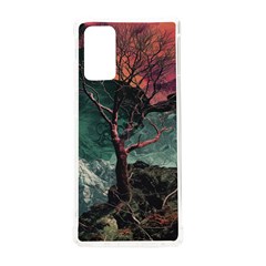 Night Sky Nature Tree Night Landscape Forest Galaxy Fantasy Dark Sky Planet Samsung Galaxy Note 20 Tpu Uv Case by Posterlux