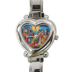 City New York Nyc Skyscraper Skyline Downtown Night Business Urban Travel Landmark Building Architec Heart Italian Charm Watch