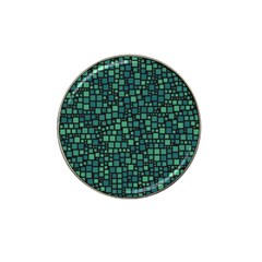 Squares Cubism Geometric Background Hat Clip Ball Marker (4 Pack)