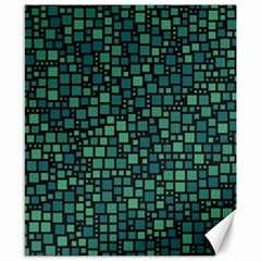 Squares Cubism Geometric Background Canvas 8  X 10  by Maspions