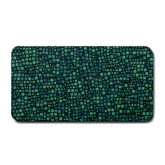 Squares Cubism Geometric Background Medium Bar Mat by Maspions