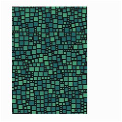 Squares Cubism Geometric Background Large Garden Flag (two Sides)