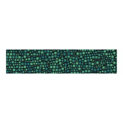 Squares Cubism Geometric Background Velvet Scrunchie