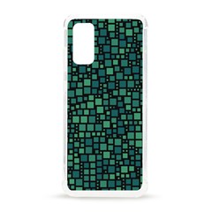 Squares Cubism Geometric Background Samsung Galaxy S20 6 2 Inch Tpu Uv Case