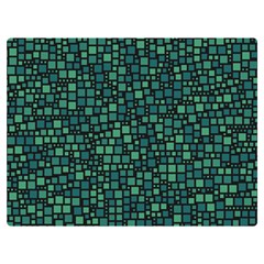 Squares Cubism Geometric Background Premium Plush Fleece Blanket (extra Small)