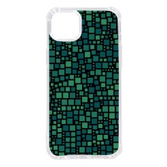 Squares Cubism Geometric Background Iphone 14 Plus Tpu Uv Print Case