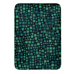 Squares Cubism Geometric Background Rectangular Glass Fridge Magnet (4 Pack)