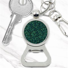 Squares Cubism Geometric Background Bottle Opener Key Chain by Maspions