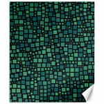 Squares cubism geometric background Canvas 8  x 10  8.15 x9.66  Canvas - 1