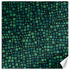 Squares Cubism Geometric Background Canvas 12  X 12 