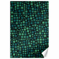 Squares Cubism Geometric Background Canvas 20  X 30 