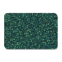 Squares Cubism Geometric Background Plate Mats by Maspions