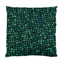 Squares Cubism Geometric Background Standard Cushion Case (two Sides)