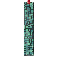 Squares Cubism Geometric Background Large Book Marks