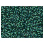 Squares cubism geometric background Two Sides Premium Plush Fleece Blanket (Baby Size) 40 x30  Blanket Front