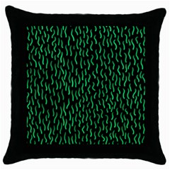 Confetti Texture Tileable Repeating Throw Pillow Case (black) by Maspions