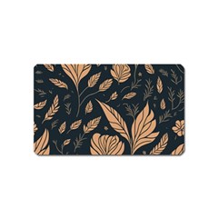 Background Pattern Leaves Texture Magnet (name Card)