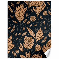 Background Pattern Leaves Texture Canvas 18  X 24 