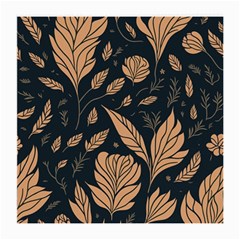 Background Pattern Leaves Texture Medium Glasses Cloth