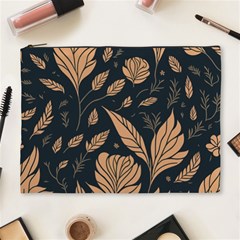 Background Pattern Leaves Texture Cosmetic Bag (xl) by Maspions