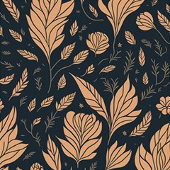 Background Pattern Leaves Texture Play Mat (square) by Maspions