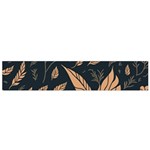 Background Pattern Leaves Texture Small Premium Plush Fleece Scarf Front