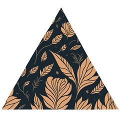 Background Pattern Leaves Texture Wooden Puzzle Triangle by Maspions