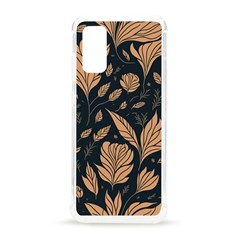 Background Pattern Leaves Texture Samsung Galaxy S20 6 2 Inch Tpu Uv Case