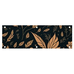 Background Pattern Leaves Texture Banner And Sign 6  X 2 