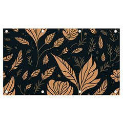 Background Pattern Leaves Texture Banner And Sign 7  X 4 