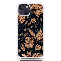 Background Pattern Leaves Texture Iphone 13 Tpu Uv Print Case by Maspions