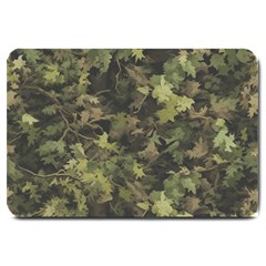 Green Camouflage Military Army Pattern Large Doormat