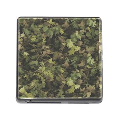 Green Camouflage Military Army Pattern Memory Card Reader (square 5 Slot)