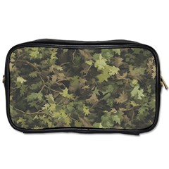 Green Camouflage Military Army Pattern Toiletries Bag (two Sides)