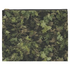 Green Camouflage Military Army Pattern Cosmetic Bag (xxxl) by Maspions