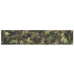 Green Camouflage Military Army Pattern Small Premium Plush Fleece Scarf Front