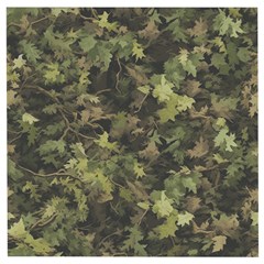 Green Camouflage Military Army Pattern Wooden Puzzle Square