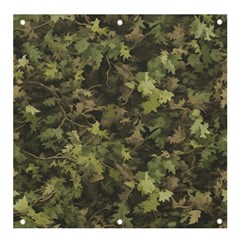 Green Camouflage Military Army Pattern Banner And Sign 4  X 4  by Maspions