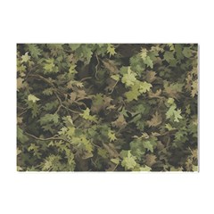 Green Camouflage Military Army Pattern Crystal Sticker (a4) by Maspions