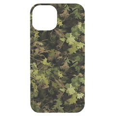 Green Camouflage Military Army Pattern Iphone 14 Black Uv Print Case