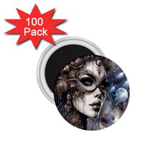 Woman In Space 1 75  Magnets (100 Pack)  by CKArtCreations