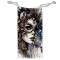 Woman In Space Jewelry Bag by CKArtCreations