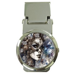 Woman In Space Money Clip Watches by CKArtCreations