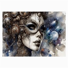 Woman In Space Large Glasses Cloth